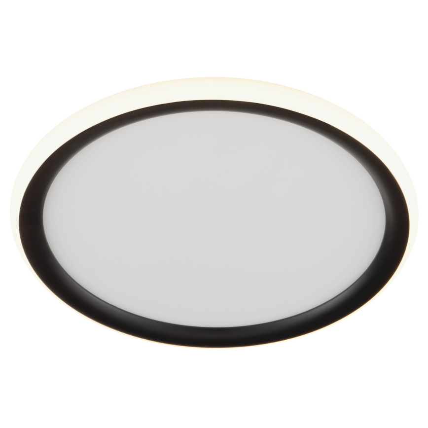 Brilliant - LED З регулюванням яскравості стельовий світильник CARLOZ LED/16W/230V Ø 30 см білий/чорний