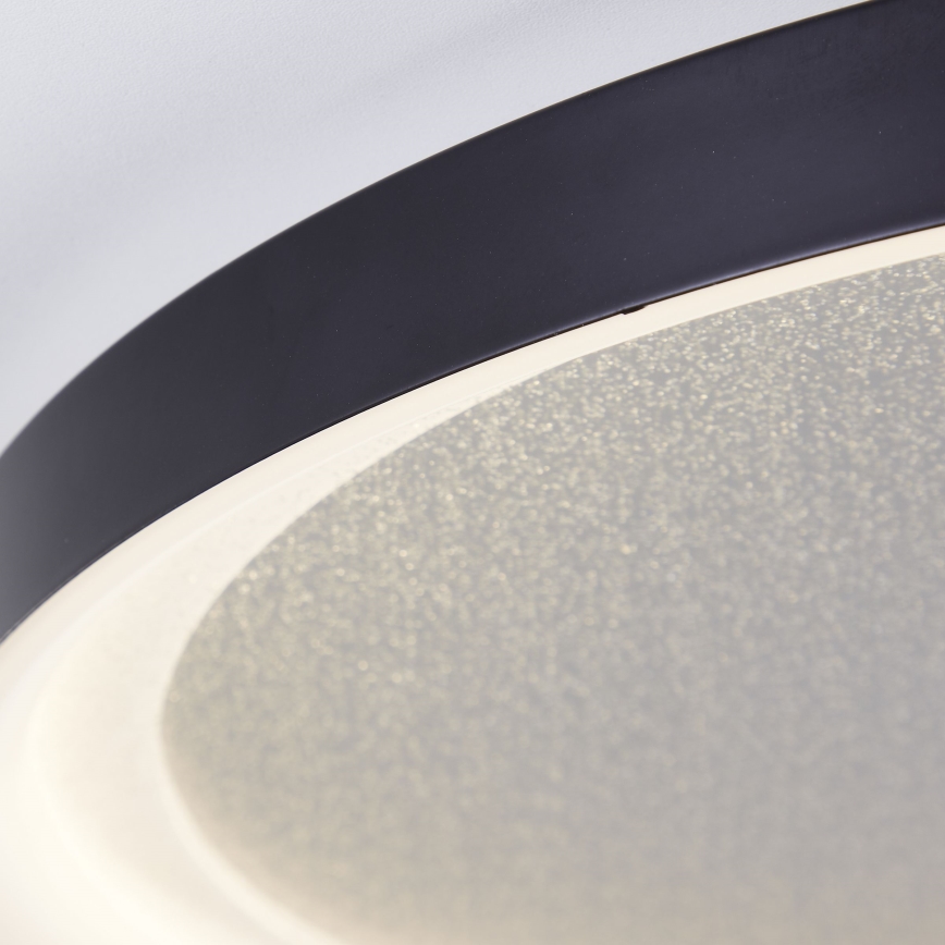 Brilliant - Світлодіодний стельовий світильник з регулюванням яскравості QUITO LED/30W/230V 3000K діаметр 42 см чорний