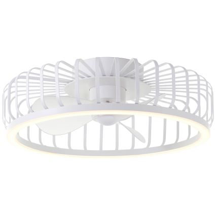 Brilliant - LED стельовий світильник із вентилятором CAPO, з регульованою яскравістю LED/36W/230V 2700-6500K, діаметр 48 cm, білий + дистанційне керування