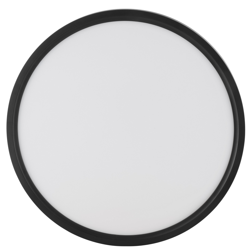 Brilliant - LED стельовий світильник GALO LED/26W/230V з датчиком руху та датчиком сутінків, діаметр 40 см, чорний