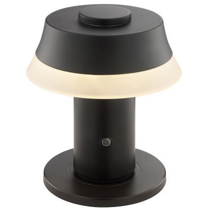 Brilliant - диммируемая аккумуляторная сенсорная настольная лампа KINICH LED/2,5W/5V 2700K 2600 mAh чёрная