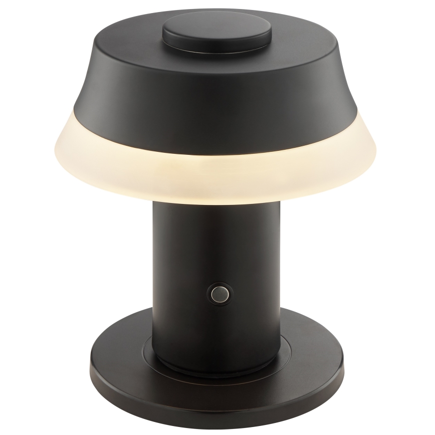 Brilliant - диммируемая аккумуляторная сенсорная настольная лампа KINICH LED/2,5W/5V 2700K 2600 mAh чёрная