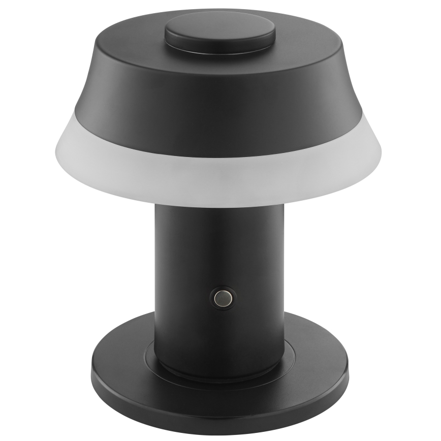 Brilliant - диммируемая аккумуляторная сенсорная настольная лампа KINICH LED/2,5W/5V 2700K 2600 mAh чёрная