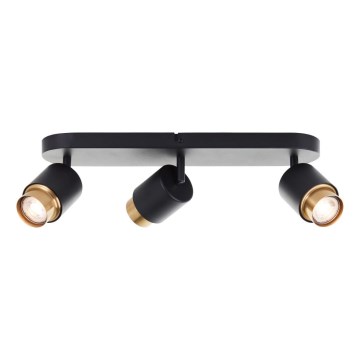 Brilliant - LED точечный светильник COVELO 3xGU10/5W/230V черный/золотой