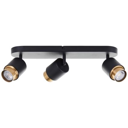 Brilliant - LED точечный светильник COVELO 3xGU10/5W/230V черный/золотой