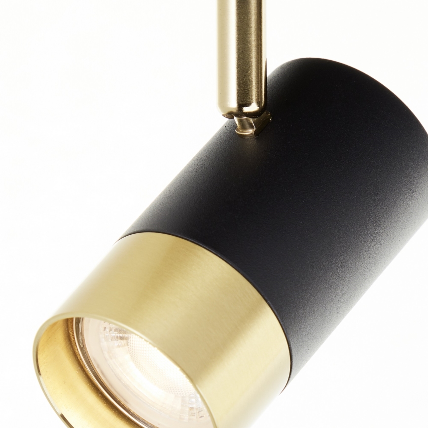 Brilliant - LED точковий світильник VIGOLO 2xGU10/5W/230V чорний/золотий