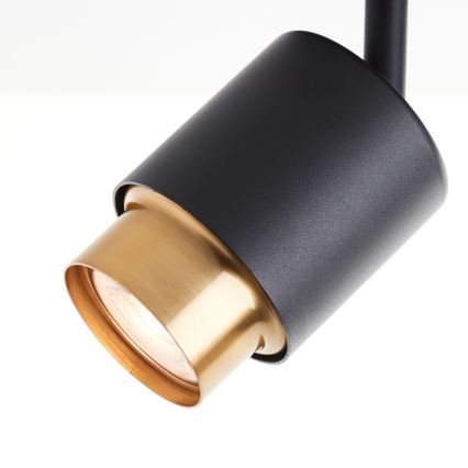 Brilliant - LED точковий світильник COVELO 2xGU10/5W/230V чорний/золотий