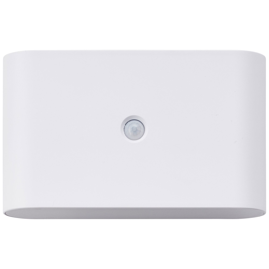 Brilliant - LED зовнішній настінний світильник з датчиком XINO LED/3W/5V 3600 mAh IP44 білий
