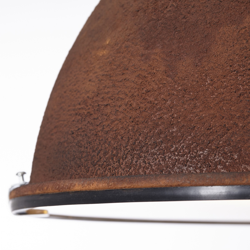 Brilliant - Люстра на цепи JESPER GLAS 1xE27/60W/230V медная