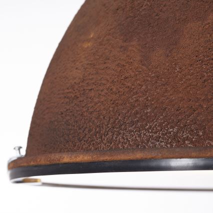 Brilliant - Люстра на ланцюгу JESPER GLAS 1xE27/60W/230V, кольору міді