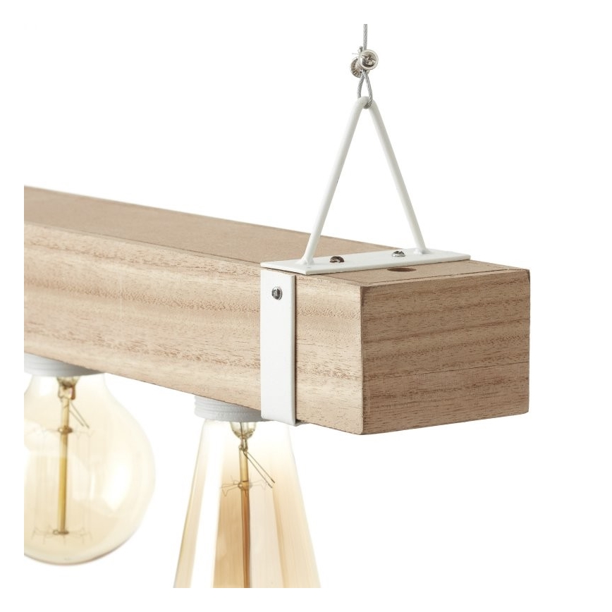 Brilliant - Люстра на мотузці WHITEWOOD 5xE27/30W/230V