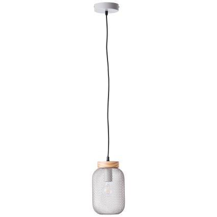 Brilliant - Люстра на тросе GIADA 1xE27/40W/230V диам. 16 см серая