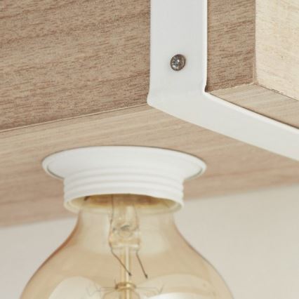 Brilliant - Люстра на тросе WHITEWOOD 5xE27/30W/230V