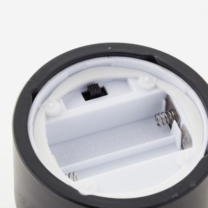 Brilliant - Набір 3x LED-свічок BOUGIE LED/2xAA IP44 чорні/димчасті