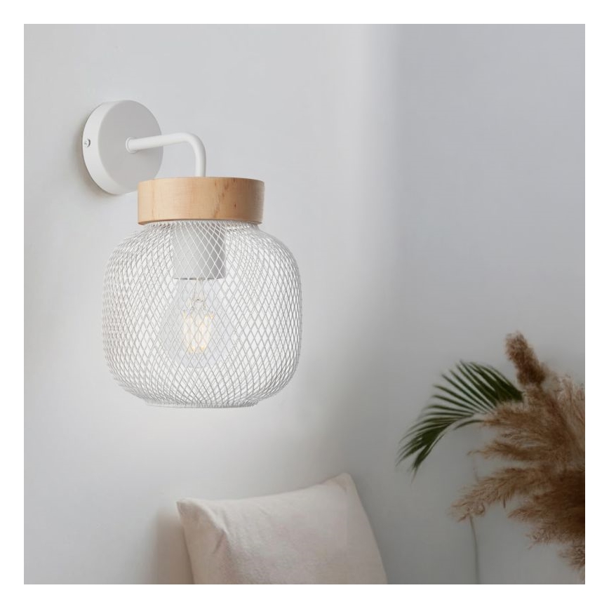 Brilliant - Настенная лампа GIADA 1xE27/40W/230V белый