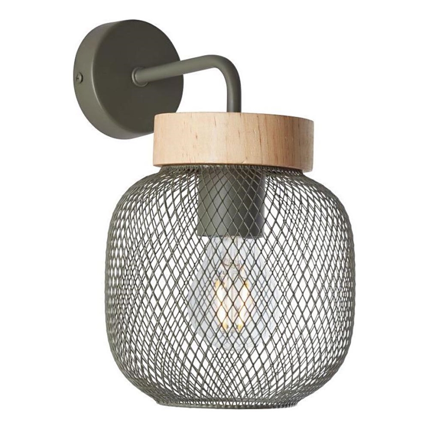 Brilliant - Настенная лампа GIADA 1xE27/40W/230V зеленый