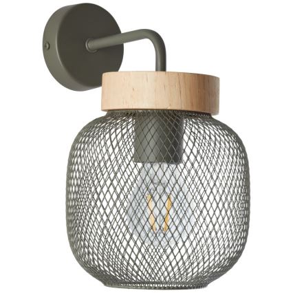 Brilliant - Настенная лампа GIADA 1xE27/40W/230V зеленый