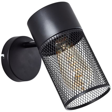 Brilliant - Настенный точечный светильник KAMOLO 1xE27/40W/230V черный
