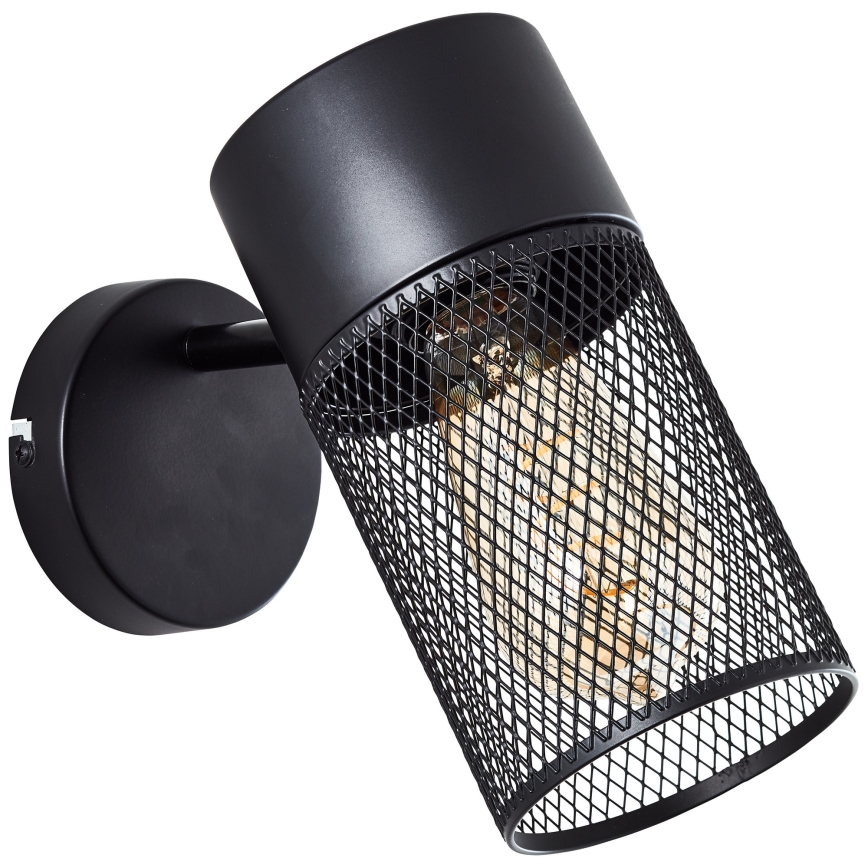 Brilliant - Настенный точечный светильник KAMOLO 1xE27/40W/230V черный
