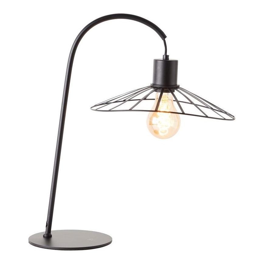 Brilliant - Настільна лампа LEIKA 1xE27/52W/230V чорний