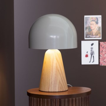 Brilliant - Настільна лампа NALAM 1xE14/40W/230V бежевий/ясеневий - FSC сертифіковано