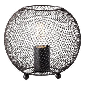 Brilliant - Настільна лампа SOCO 1xE27/60W/230V чорний