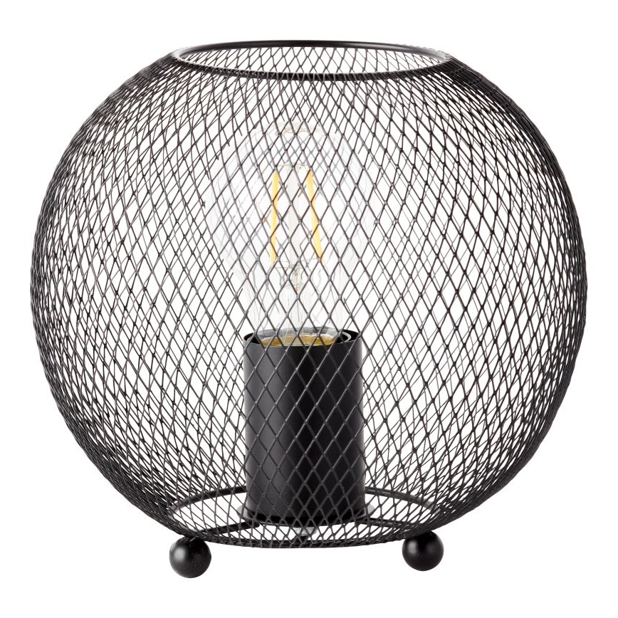 Brilliant - Настільна лампа SOCO 1xE27/60W/230V чорний