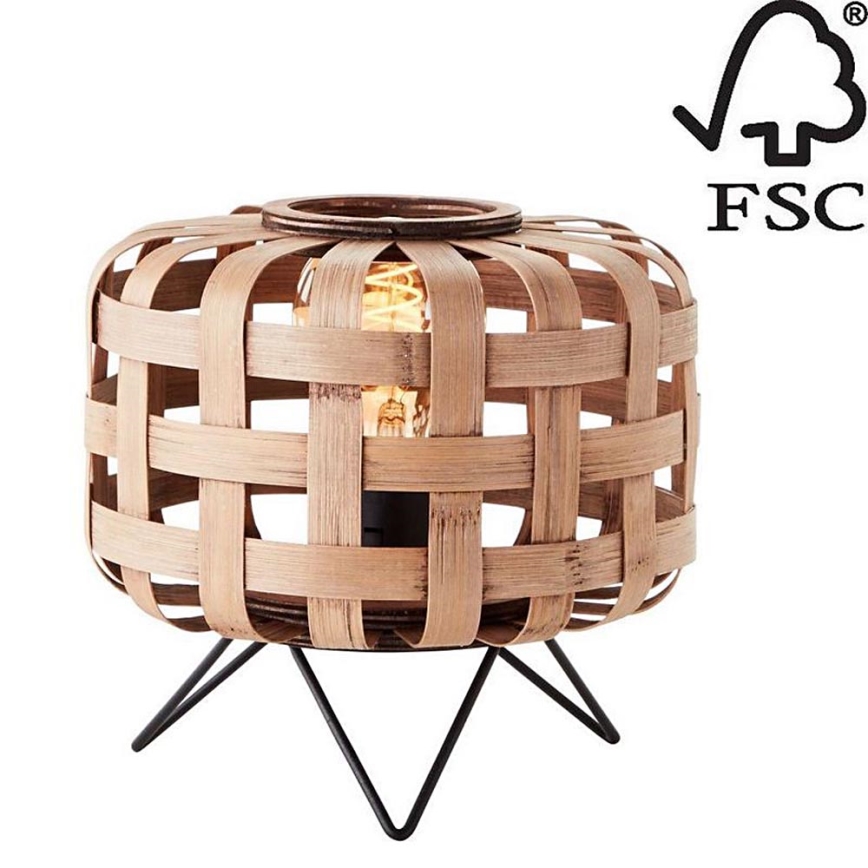 Brilliant - Настільна лампа WOODLINE 1xE27/40W/230V бамбук - FSC сертифіковано