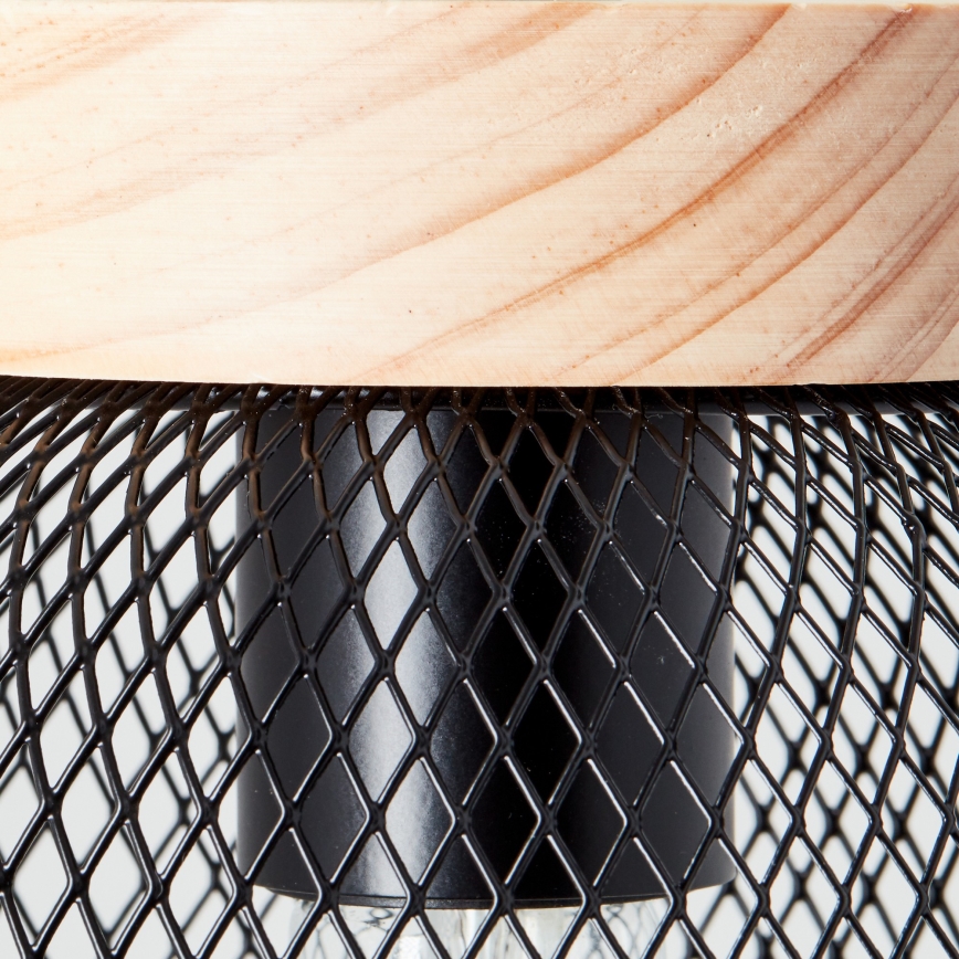 Brilliant - Настінний світильник GIADA 1xE27/40W/230V чорний