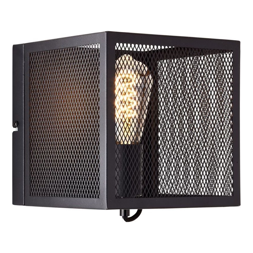 Brilliant - Настінний світильник MAZE 1xE27/40W/230V чорний