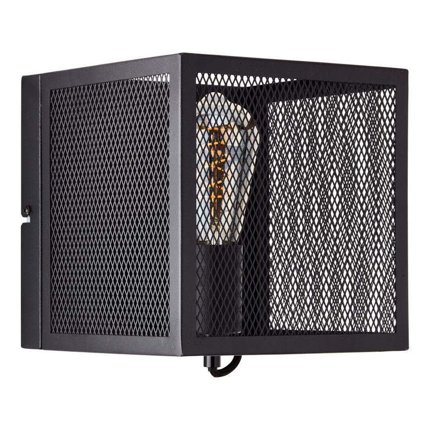 Brilliant - Настінний світильник MAZE 1xE27/40W/230V чорний