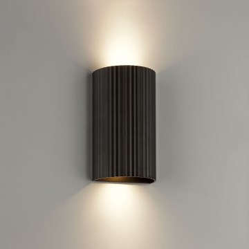 Brilliant - Настінний світильник UNDULA 2xGU10/10W/230V чорний