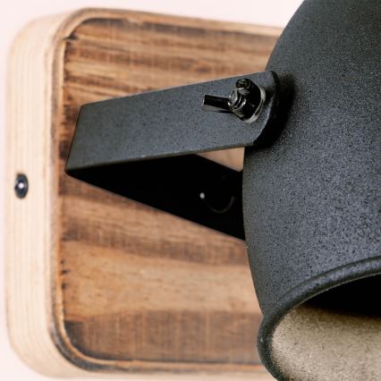 Brilliant - Настінний точковий світильник CROWTON 1xGU10/6W/230V сосна