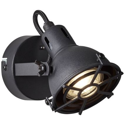 Brilliant - Настінний точковий світильник JESPER 1xGU10/5W/230V чорний
