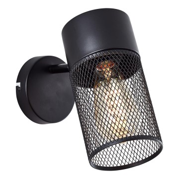 Brilliant - Настінний точковий світильник KAMOLO 1xE27/40W/230V чорний