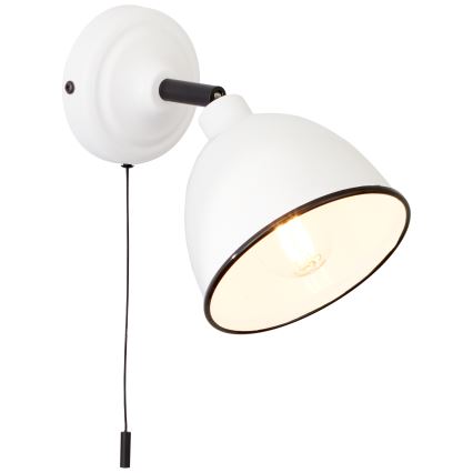 Brilliant - Настінний точковий світильник TELIO 1xE14/28W/230V білий