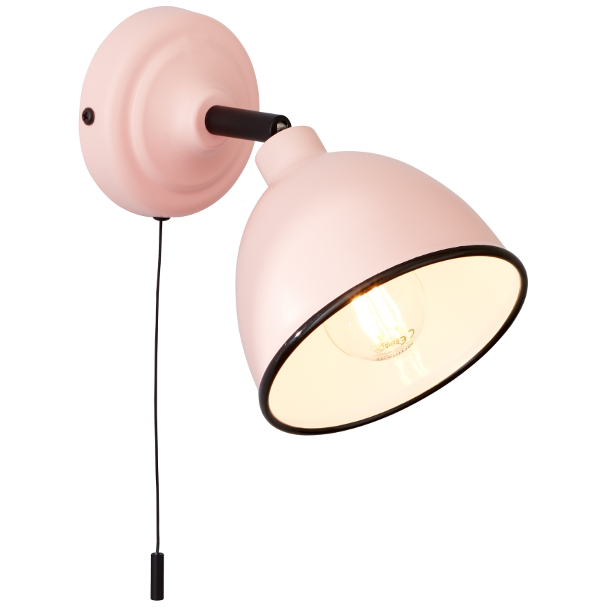 Brilliant - Настінний точковий світильник TELIO 1xE14/28W/230V рожевий