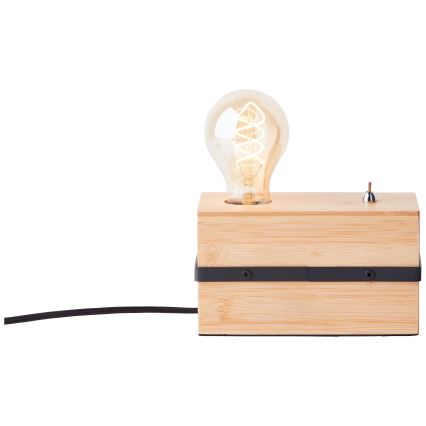 Brilliant - Настольная лампа BENNY 1xE27/40W/230V бамбук