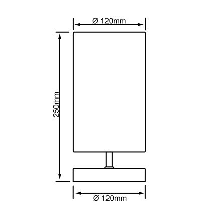Brilliant - Настольная лампа CLARIE 1xE14/40W/230V матовый хром/белая