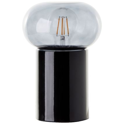 Brilliant - Настольная лампа KNUT 1xE27/25W/230V черный/прозрачный