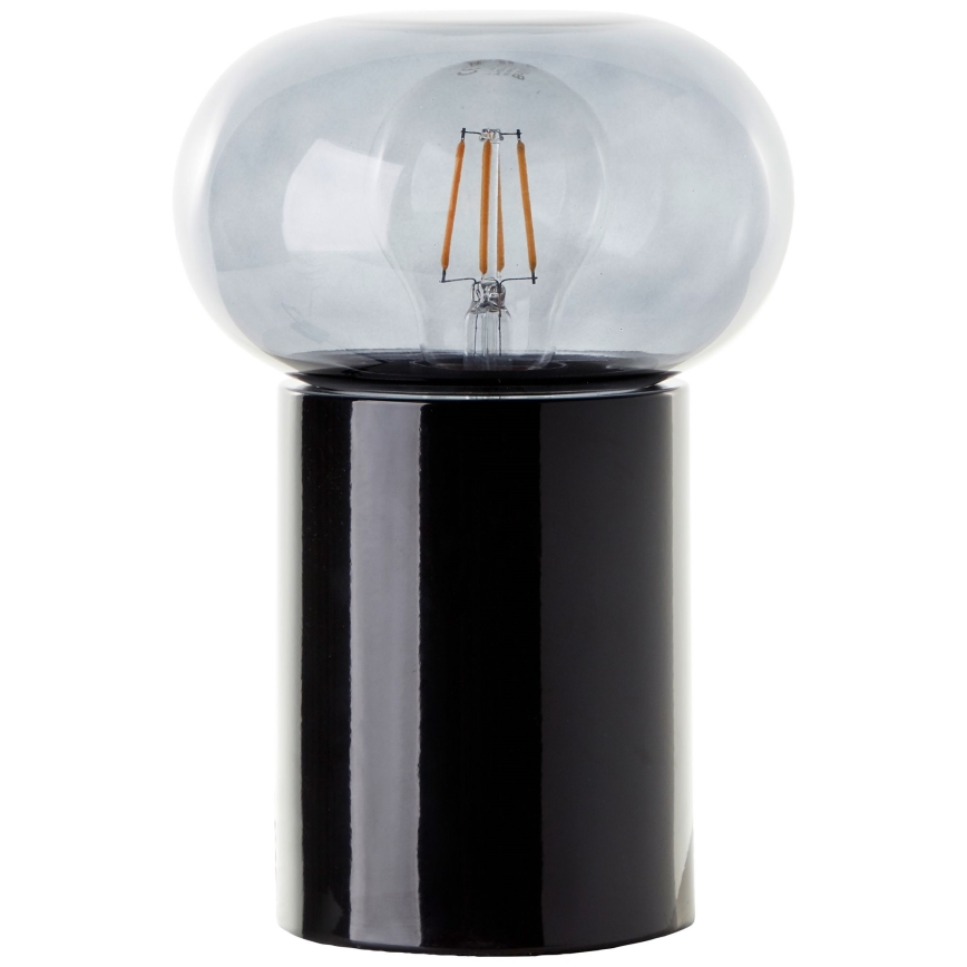 Brilliant - Настольная лампа KNUT 1xE27/25W/230V черный/прозрачный