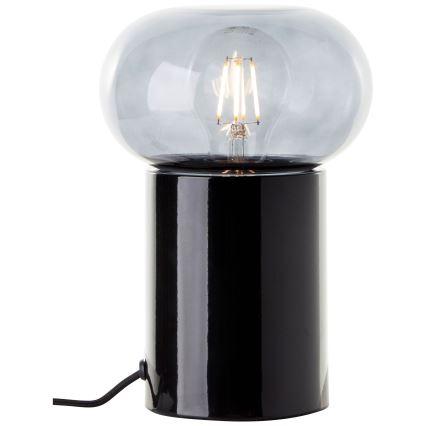 Brilliant - Настольная лампа KNUT 1xE27/25W/230V черный/прозрачный
