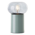 Brilliant - Настольная лампа KNUT 1xE27/25W/230V зеленый/прозрачный
