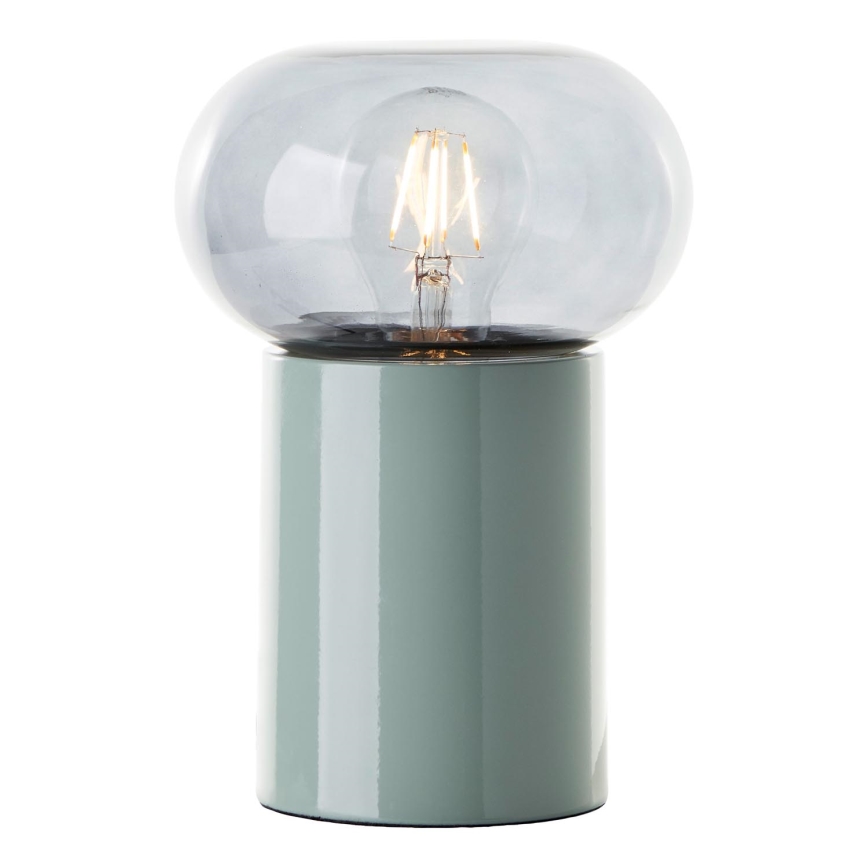Brilliant - Настольная лампа KNUT 1xE27/25W/230V зеленый/прозрачный
