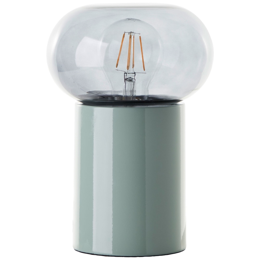 Brilliant - Настольная лампа KNUT 1xE27/25W/230V зеленый/прозрачный