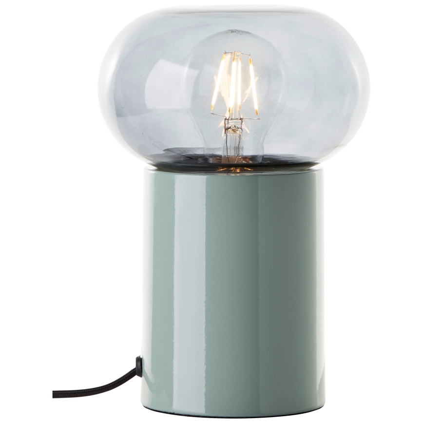 Brilliant - Настольная лампа KNUT 1xE27/25W/230V зеленый/прозрачный