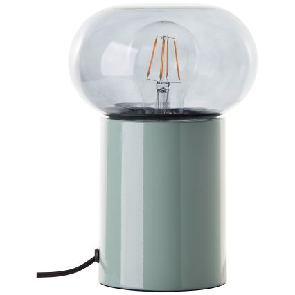 Brilliant - Настольная лампа KNUT 1xE27/25W/230V зеленый/прозрачный
