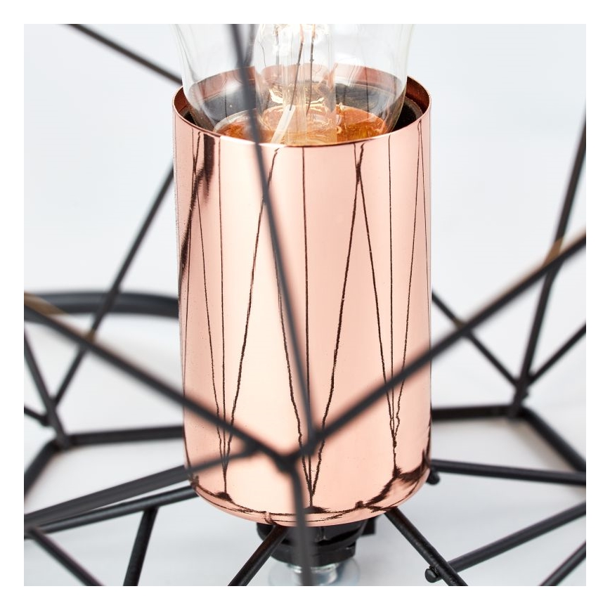 Brilliant - Настольная лампа SYNERGY 1xE27/60W/230V черный/медный