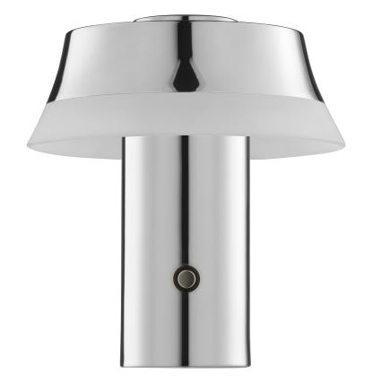 Brilliant - LED Диммируемая аккумуляторная сенсорная настольная лампа KINICH LED/2,5W/5V 2700K 2600 mAh глянцевый хром