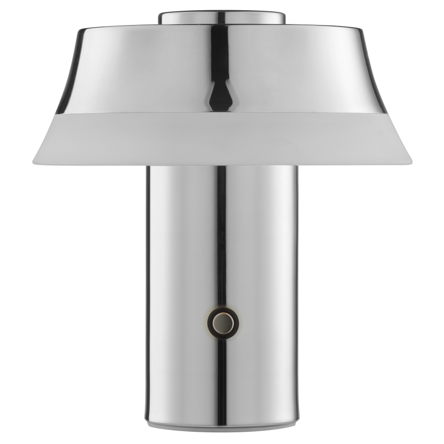 Brilliant - LED Диммируемая аккумуляторная сенсорная настольная лампа KINICH LED/2,5W/5V 2700K 2600 mAh глянцевый хром